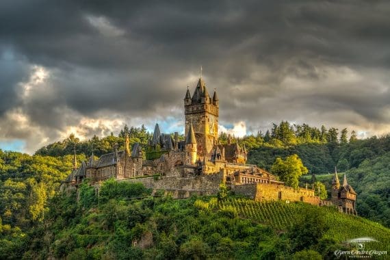 Cochem-Castle-in-sunset