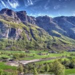 Norway westcoast farmland