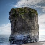 Iceland 2020 coastline monolith