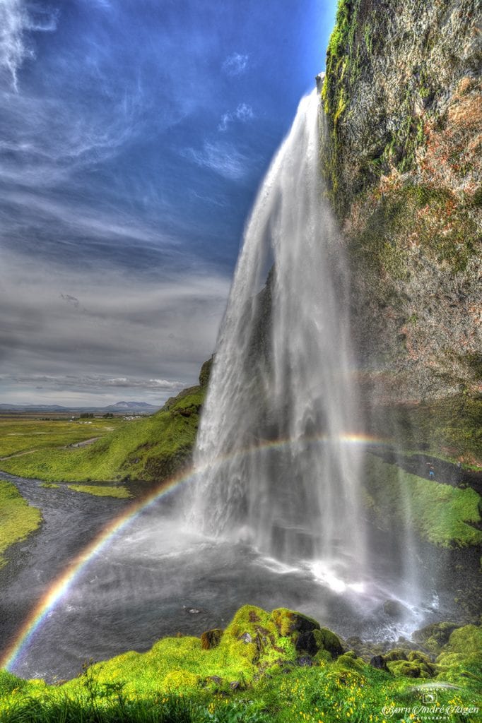 Seljalandsfoss rainbow