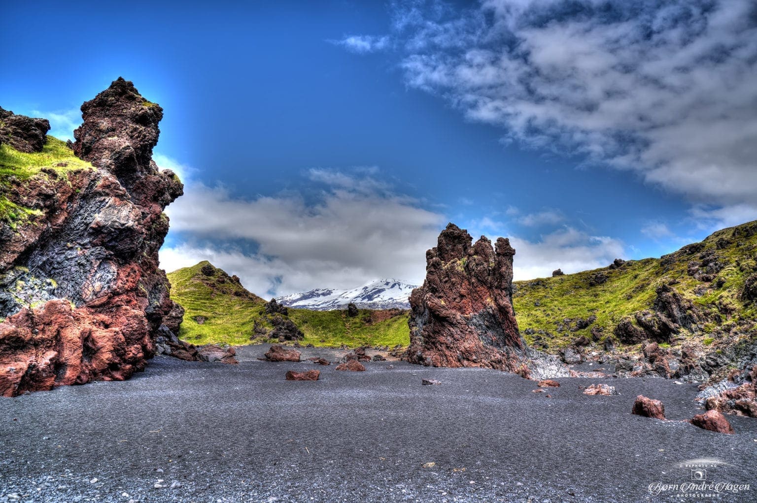 Dritvik Djúpalónssandur Snæfellsjökull