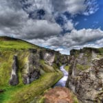 Fjarðarárgljúfur 2020 into canyon