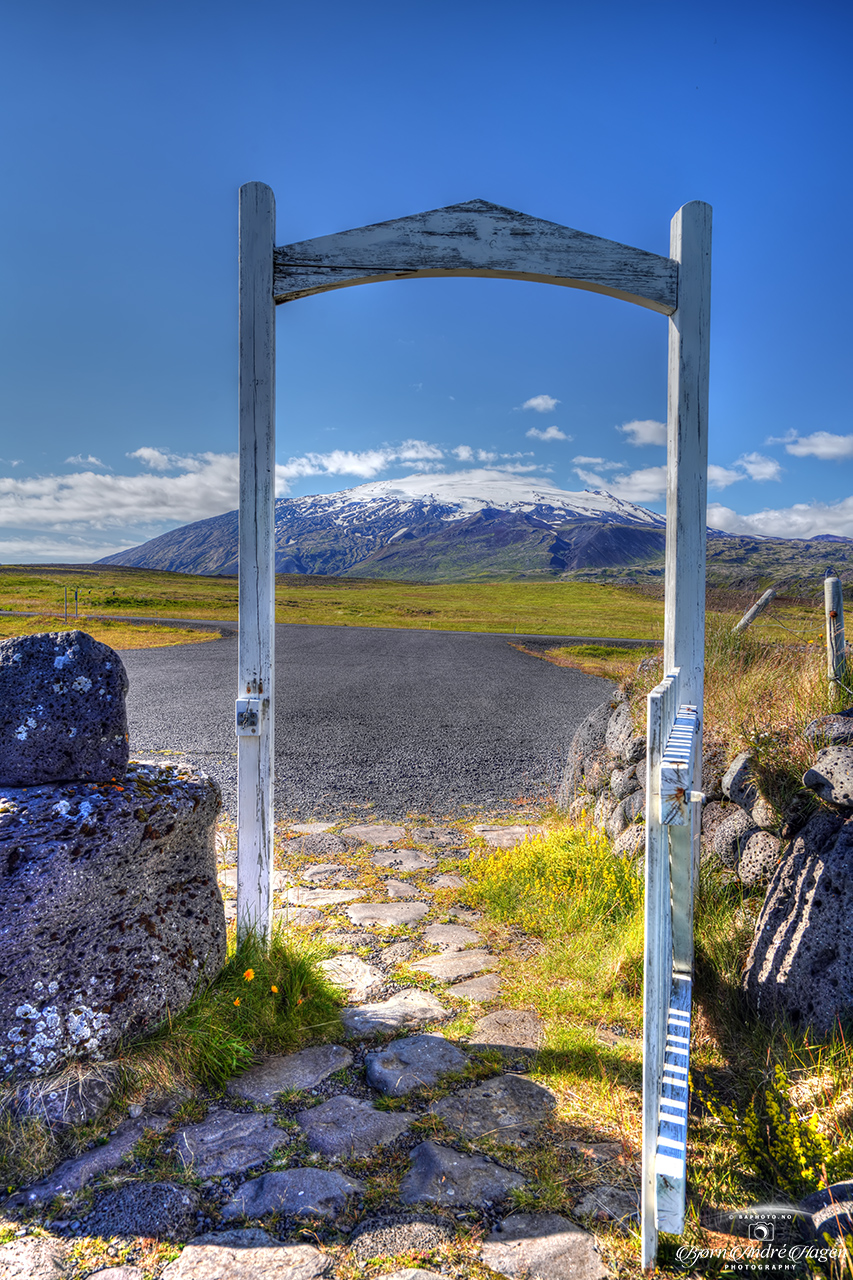 Gate to Snæfellsjökull
