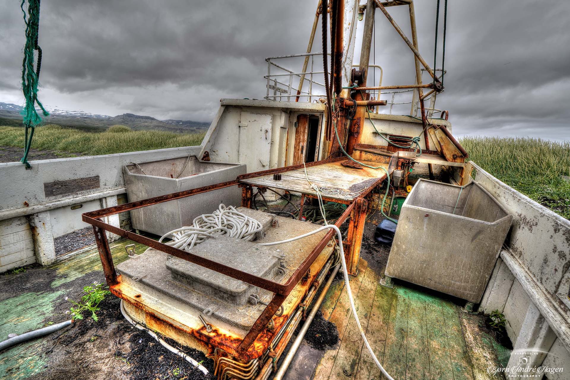 Iceland 2020 Stranded boat deck