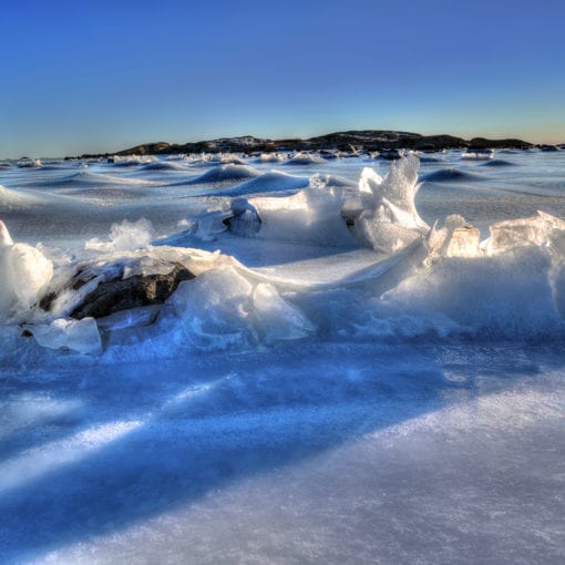 Nevlunghavn Ice landscape