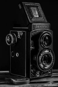 Flexaret old camera bw