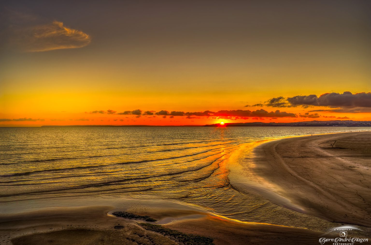 Sunset-over-Plage-de-Lestrevet