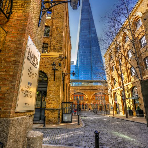 HaysGalleria-TheShard-in-blue-sky